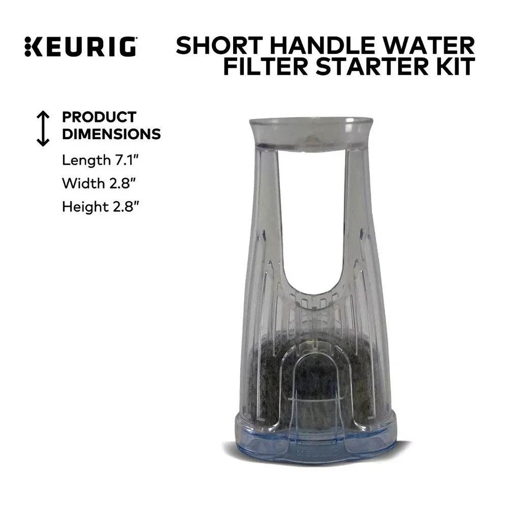 Keurig Coffee Short Handle Reservoir 2 Month Water Filter Starter Kit (5) LOT